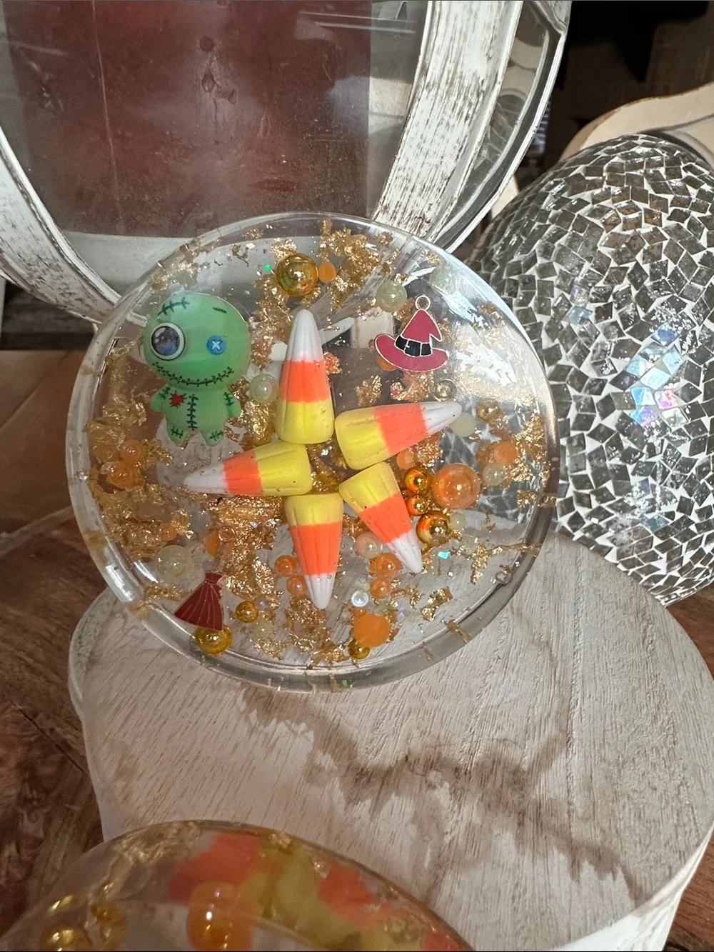 Handmade resin Halloween coasters (4)